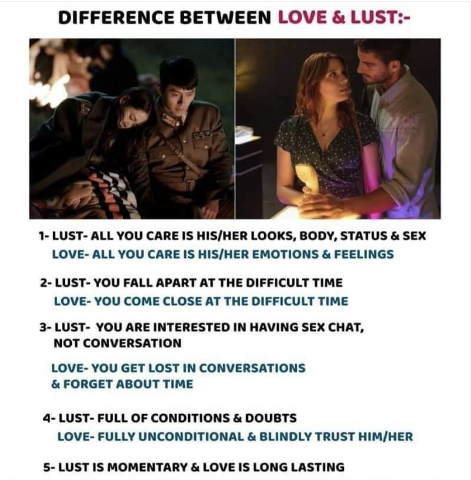 Love Vs Lust | Chat ZoZo - Forum